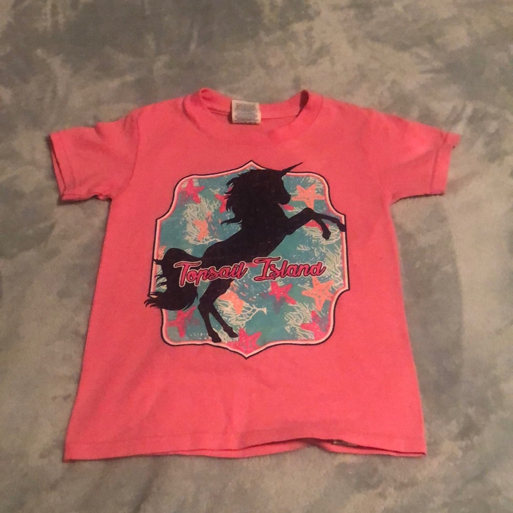 Girls. Xs topsail island t-shirt